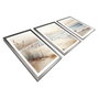 Wallity Conjunto de 3 Pinturas Decorativas Multicolor en MDF con Marco
